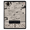 Тетрадь А5 48 л. АЛЬТ скоба, клетка, глянцевый лак, "Газета" (5 видов), 7-48-1146