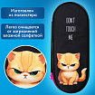 Пенал-футляр BRAUBERG, 1 отделение, органайзер, полиэстер, 22x9х5 см, "Angry kitty", 273566