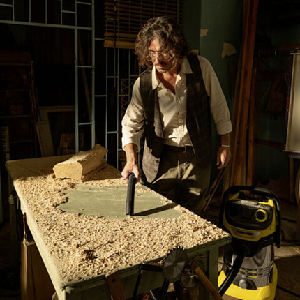 Пылесос хозяйственный KARCHER WD 6 PS, мусоросборник 30л, мощность 1300Вт, желтый, 1., 1.628-360.0