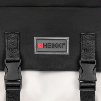 Сумка шоппер HEIKKI (ХЕЙКИ) на молнии с ремнем, подкладка, карманы, полиэстер, 32х31 см, "Баланс", 274268