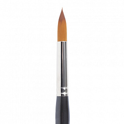 Кисть художественная профессиональная BRAUBERG ART CLASSIC, синтетика мягкая под колонок, круглая, № 10, короткая ручка, 200695