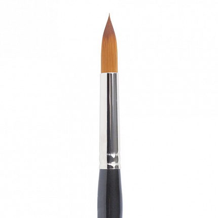 Кисть художественная проф. BRAUBERG ART CLASSIC, синтетика мягкая под колонок, кругл, № 10, кор руч, 200695