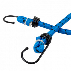 Стяжка эластичная для груза с крюками 10 мм x 1,6 м, RABBITEX (РАББИТЕКС), 700360