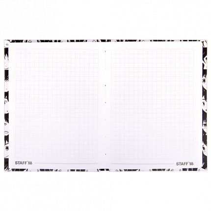 Блокнот МАЛЫЙ ФОРМАТ (110х147 мм), А6, 80 л., твёрдый, клетка, STAFF, "Аниме", 114436