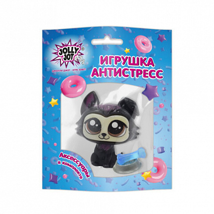 Фигурка антистресс "Питомцы с аксессуарами" 6 см, ассорти 8 видов, JOLLY JOT (ДЖОЛЛИ ДЖОТ), 666186