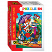 Пазл картонный 54 элемента, Любимые герои, АССОРТИ, поле 18х13 см, STEP PUZZLE