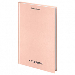 Блокнот А5 134х206 мм, 80 л., твёрдый, клетка, BRAUBERG, МОРАНДИ, 118556