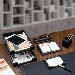 Набор подарочный настольный BESTAR "Ares" из дерева, 8 предметов, цвет "черное дерево", 236354