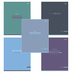 Тетрадь А5, 96 л., HATBER, скоба, клетка, Soft-touch ламинация, "Посмотри с другой стороны" (микс), 090563, 96Т5лВ1