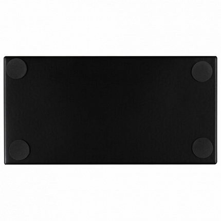 Подставка-органайзер BRAUBERG "Germanium", 4 секции, 160х80х110 мм, черная, металл, 237982