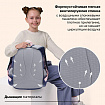 Рюкзак BRAUBERG SNAP, 2 отделения, 3 кармана, "Синяя лапка", 39х28х16 см, 274436