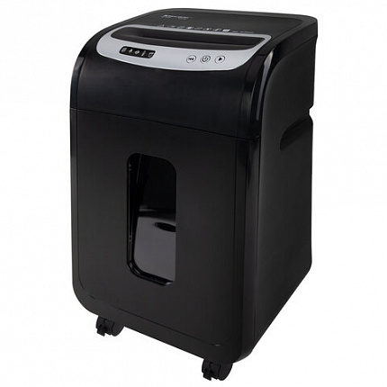 Уничтожитель (шредер) BRAUBERG PROFESSIONAL OF-1830x, HeavyDuty, CD, карты, 4 уровень секретности, 4х38 мм, 18 листов, 30 литров, 533140