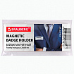 Бейдж магнитный изогнутый 28х68 мм, BRAUBERG MAGNETIC, 237463
