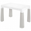 Стол детский + стул BRABIX KIDS CS-003, 2-7 лет, пластик белый + серый, 533292