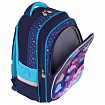 Рюкзак BRAUBERG KIDS FLOSSY, 2 отделения, 3 кармана, "Sky girl", 3D-панель, 40х28х18 см, 273179