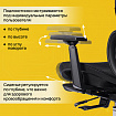 Кресло BRABIX PREMIUM "ER-700", подножка, слайдер, синхромеханизм, сетка, черное, 532947