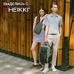 Рюкзак однолямочный HEIKKI SMOOTH (ХЕЙКИ), 2 отделения, хаки, 35x20x8 см, 273920