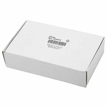 Ластик BRAUBERG "Energy", 45х45х10 мм, белый, треугольный, красный пластиковый держатель, 222473