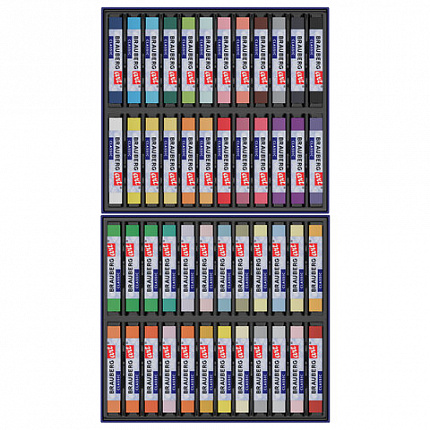 Пастель сухая художественная BRAUBERG ART CLASSIC, 48 цветов, квадратное сечение, 182094