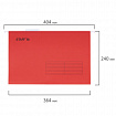 Подвесные папки A4/Foolscap (404х240 мм) до 80 л., КОМПЛЕКТ 10 шт., красные, картон, STAFF, 270936