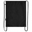Мешок для обуви BRAUBERG плотный, карман на молнии, подкладка, 43х33 см, Total Black, 272427