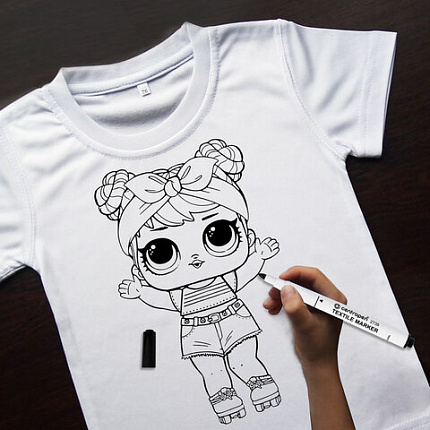 Маркер для ткани ЧЕРНЫЙ CENTROPEN "Textile Marker", круглый наконечник, 1,8 мм, 2739, 5 2739 9212