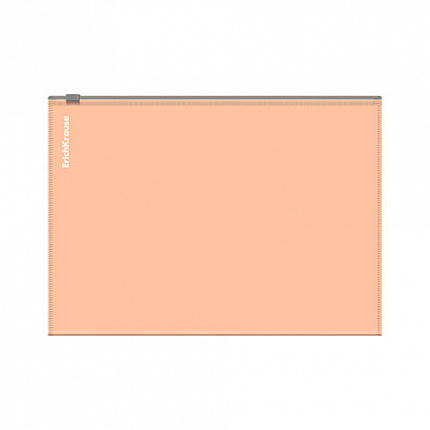 Папка-конверт на молнии ERICH KRAUSE "Matt Pastel Bloom" А5+ (250х180 мм), ассорти, 0,18 мм, 61170