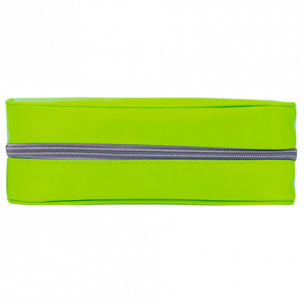 Пенал-косметичка BRAUBERG, мягкий, "KING SIZE NEON GREEN", 20х8х9 см, 229020