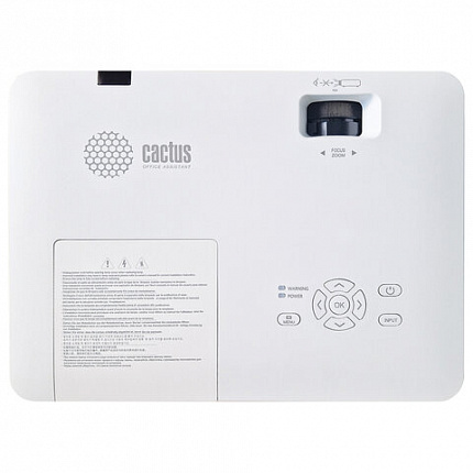 Проектор CACTUS CS-S1.WT, 3 LCD, 1024x768, 16:9, 4:3, 34000 лм, 15000:1, 3,06 кг