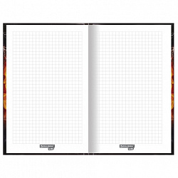 Блокнот А5 (134х206 мм), 80 л., твёрдый, клетка, BRAUBERG KIDS, "Футбол", 114419