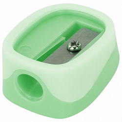 Точилка ЮНЛАНДИЯ "COLOR PASTEL", двуцветная, пастельные цвета ассорти, 272505