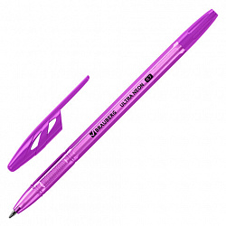 Ручка шариковая BRAUBERG "ULTRA NEON", СИНЯЯ, узел 0,7 мм, чернила ГЕРМАНИЯ, наконечник ШВЕЙЦАРИЯ, 143566