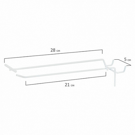 Стойка для размещения товара напольная MONTE VITA, 211x58x58 см, 150 крючков, 507505