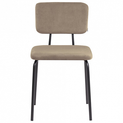 Стулья BRABIX "Dream CF-090", КОМПЛЕКТ 4 шт., черный каркас, ткань бежевая, 533251
