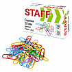 Скрепки STAFF 28 мм, цветные, 70 штук, 271708