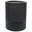 Урна-корзина металлическая для мусора 16 литров, перфорированная, черная, оцинкованная сталь, ТИТАН., 415