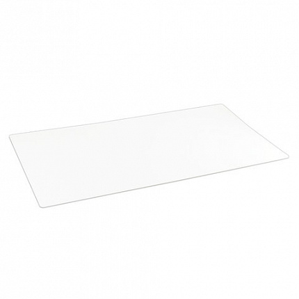 Коврик-подкладка настольный сверхпрочный 600х1200 мм, прозрачный, 1 мм, BRAUBERG, 237373