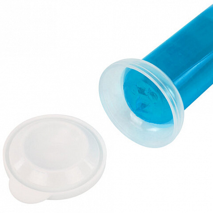 Диски гелевые, освежитель и очиститель для унитаза / писсуара, 8 дисков 44 г, LAIMA, "Океан", шприц, 609796