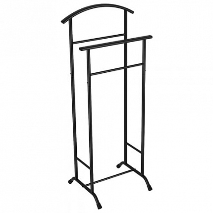 Вешалка-стойка костюмная "Стиль-3", 1080х470х350 мм, металл, черная, ВНП 300 Ч