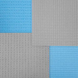 Салфетки губчатые для уборки кухни 15х15 см, ЦЕЛЛЮЛОЗНЫЕ, КОМПЛЕКТ 10 шт., 5 серых / 5 голубых, LAIMA, 700263