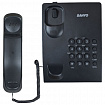 Телефон проводной SANYO RA-S204B, тональный / импульсный режим, повтор, чёрный
