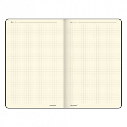 Блокнот А5 138x213 мм, BRAUBERG "Velvet", резинка, держатель, 80 л., клетка, розовый, 116242