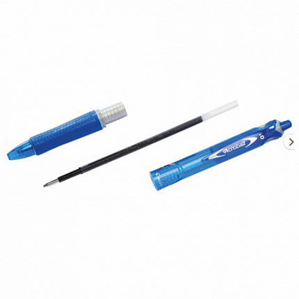 Ручка шариковая автоматическая с грипом PILOT "Acroball", СИНЯЯ, корпус тонированный синий, узел 0,7 мм, линия письма 0,28 мм, BPAB-15F