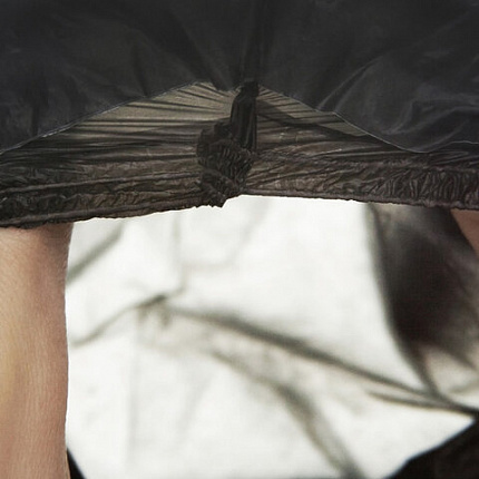 Бахилы двойные, КОМПЛЕКТ 500 шт. (250 пар), STRONG, 39х14 см, 100 мкм, 10 г, черные, ELEGREEN, ЭГЦЧ-100/Н20