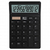 Калькулятор настольный BRAUBERG CH-12-BK (153х103 мм), 12 разрядов, двойное питание, черный, 272958