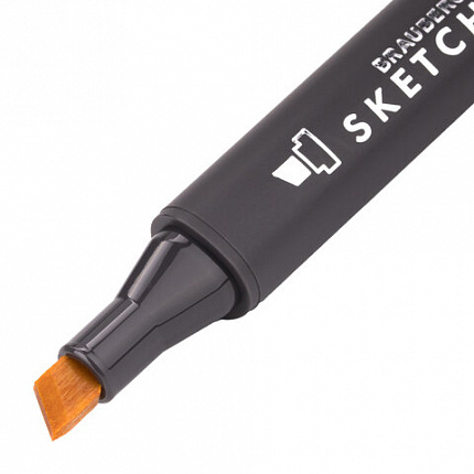 Маркер для скетчинга двусторонний 1 мм - 6 мм BRAUBERG ART CLASSIC, ПАСТЕЛЬНЫЙ ЖЕЛТЫЙ (Y204), 151819