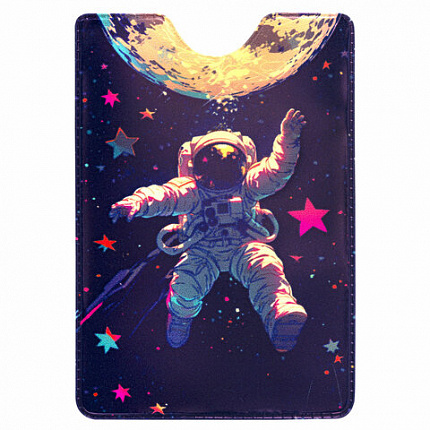 Обложка-карман для карт и пропусков с вырезом "Cool Mix", 95х65 мм, 10 дизайнов ассорти, ПВХ, STAFF, 238878