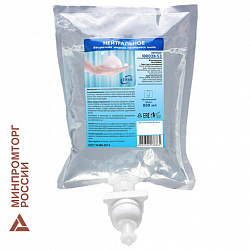 Картридж с жидким мылом-пеной одноразовый (Система S3), бесцветное, 0,8 л, KEMAN, 100028-S3