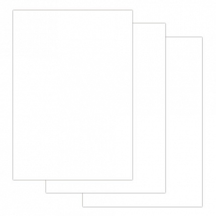 Папка для черчения БОЛЬШАЯ А3, 297х420 мм, 24 л., 200 г/м2, без рамки, ватман СПБФ ГОЗНАК, 3с63