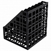 Лоток вертикальный для бумаг BRAUBERG "ULTRA", 240 мм, 6 отделений, сетчатый, сборный, черный, 238251